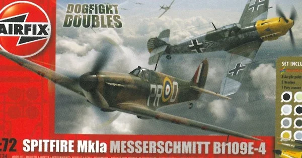 Can you build a Starter Set Model Kit using ONLY the included paints and  glue? Airfix Bf109E-3 