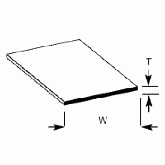 Plastruct STS2 (5) Strip 0.5 x 31.8 x 600mm