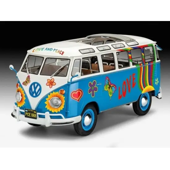 revell 07050 vw samba t1 flower power